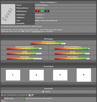 Gamecheck-Addon